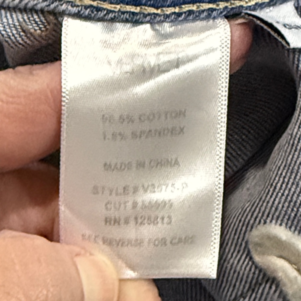 New Vervet High Rise Baggy Barrel Jeans 24W - Picture 8 of 12